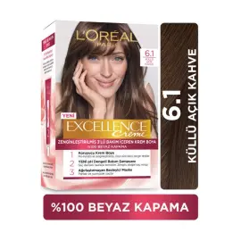 Loreal Paris Excellence Creme - Krem Saç Boyası No: 6.1 Küllü Açık Kahve - 2