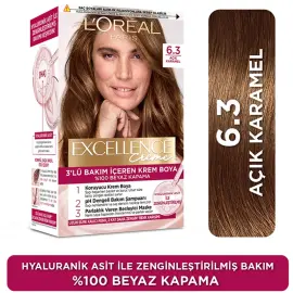 Loreal Paris Excellence Creme - Krem Saç Boyası No: 6.3 Açık Karamel - 2