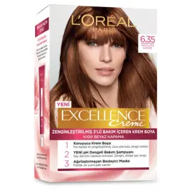 Loreal Paris Excellence Creme - Krem Saç Boyası No: 6.35 Çikolata Kahve - 1
