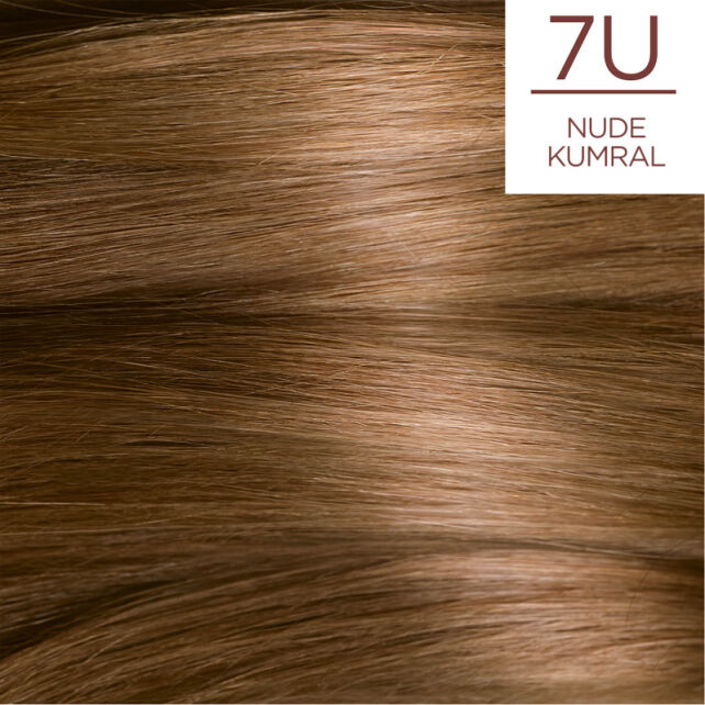 Loreal Paris Excellence Creme - Krem Saç Boyası No: 7U Nude Kumral - 4