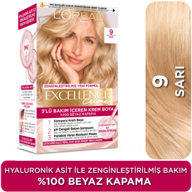 Loreal Paris Excellence Creme - Krem Saç Boyası No: 9 Sarı - 3