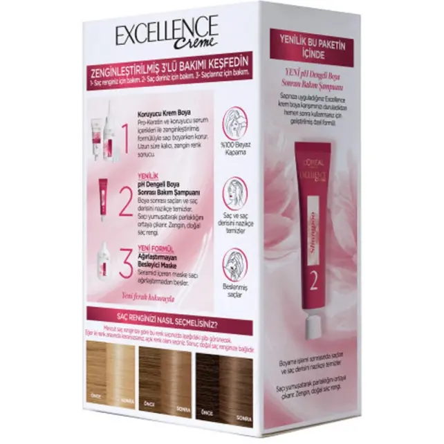 Loreal Paris Excellence Creme - Krem Saç Boyası No: 9 Sarı - 2