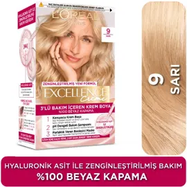 Loreal Paris Excellence Creme - Krem Saç Boyası No: 9 Sarı - 3