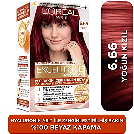 Loreal Paris Excellence Intense - Krem Saç Boyası No: 6.66 Yoğun Kızıl - 2