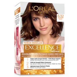 Loreal Paris Excellence Intense - Krem Saç Boyası No: 6.32 Karamel Kahve - Loreal Paris