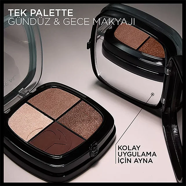 Loreal Paris Eye & Cheek Quad - Dörlü Far ve Allık Paleti No: 03 Autumn Nude - 5