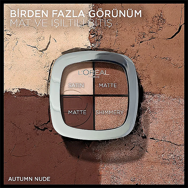 Loreal Paris Eye & Cheek Quad - Dörtlü Far ve Allık Paleti No: 03 Autumn Nude - 4