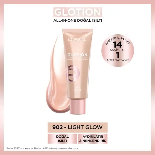 Loreal Paris Glotion Natural Glow - Aydınlatıcı No: 902 Light Glow 40ml - 3