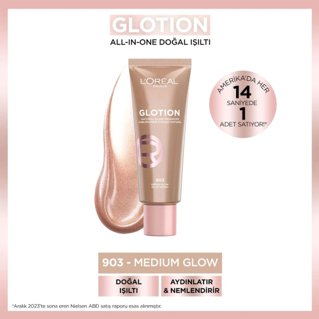 Loreal Paris Glotion Natural Glow - Aydınlatıcı No: 903 Medium Glow 40ml - 3