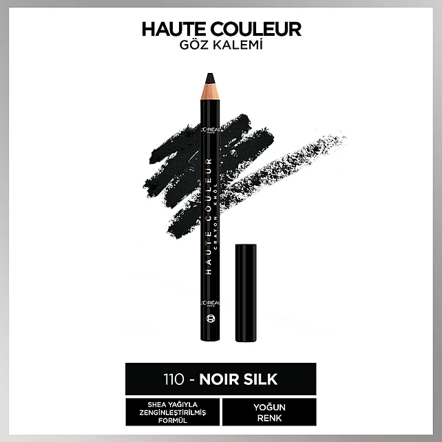 Loreal Paris Haute Couleur - Göz Kalemi No: 110 Noir Silk - 2
