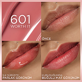 Loreal Paris Hyaluron Tint Lip Stain Serum Ruj No: 601 Worth It - 4