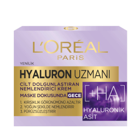 Loreal Paris Hyaluron Uzmanı Nemlendirici Gece Kremi 50ml - Loreal Paris