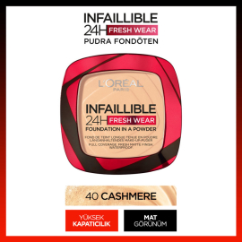 Loreal Paris Infaillible 24H Fresh Wear Fondation İn A Powder Powder - Fondöten No: 040 9gr - 2