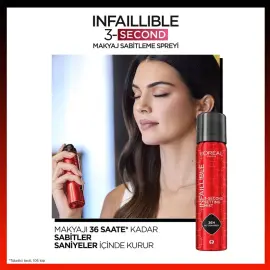 Loreal Paris Infaillible 3-Second Setting Mist - Makyaj Sabitleyici 75ml - 4