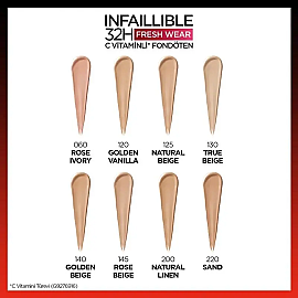 Loreal Paris Infaillible 32H Fresh Wear Foundation - Kapatıcı Fondöten No: 140 - 4