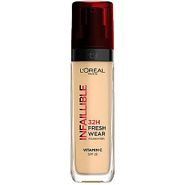 Loreal Paris Infaillible 32H Fresh Wear - Kapatıcı Fondöten No: 130 True Beige - 1