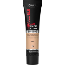 Loreal Paris Infaillible 32H Matte Cover Foundation - Mat Fondöten No: 25 Rose Ivory - Loreal Paris