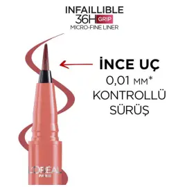 Loreal Paris Infaillible 36H Grip Micro Fine Eyeliner No: 03 - 3