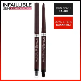Loreal Paris Infaillible Automatic Jel Göz Kalemi - Kahverengi - 2