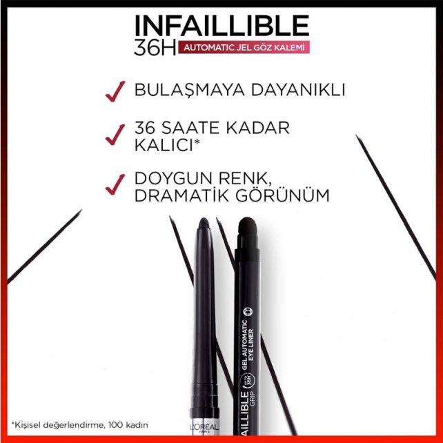 Loreal Paris Infaillible Gel Automatic Eyeliner - Jel Göz Kalemi No: 12 Bronzed Espresso - 3