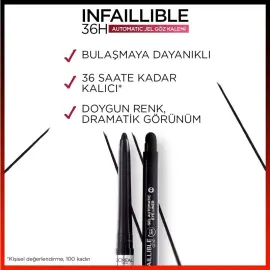 Loreal Paris Infaillible Gel Automatic Eyeliner - Jel Göz Kalemi No: 12 Bronzed Espresso - 3