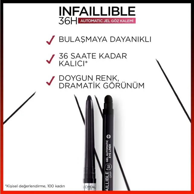 Loreal Paris Infaillible Gel Automatic Eyeliner - Jel Göz Kalemi No: 12 Bronzed Espresso - 3