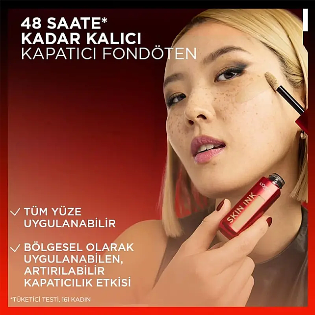 Loreal Paris Infaillible Skin Ink - Gün Boyu Kapatıcı Fondöten No: 100 Warm Dore - 3