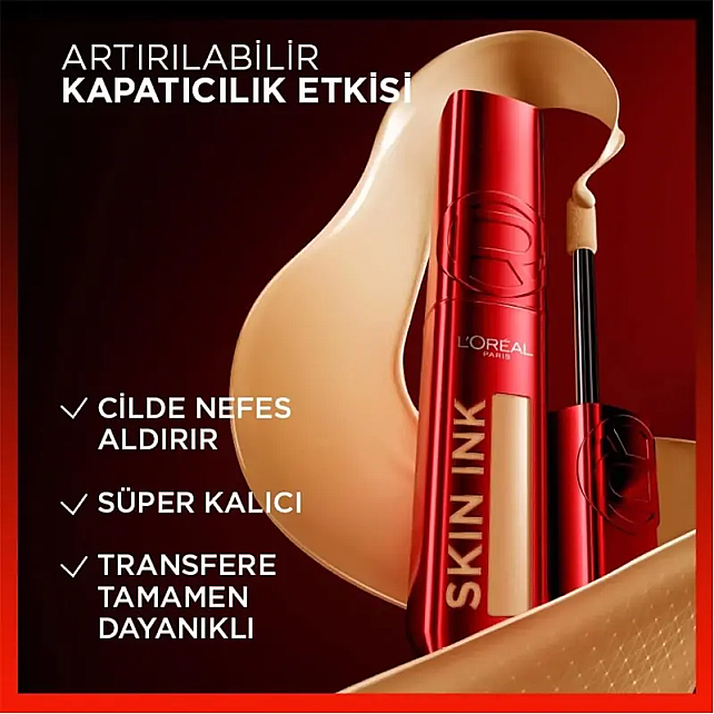 Loreal Paris Infaillible Skin Ink - Gün Boyu Kapatıcı Fondöten No: 100 Warm Dore - 5