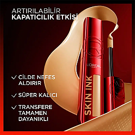 Loreal Paris Infaillible Skin Ink - Gün Boyu Kapatıcı Fondöten No: 130 Cool Rose - 5
