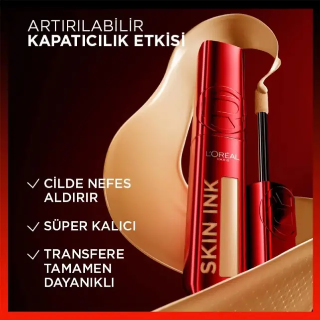 Loreal Paris Infaillible Skin Ink - Gün Boyu Kapatıcı Fondöten No: 15 Neutral Neutre - 5