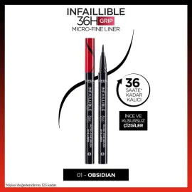 Loreal Paris Infaillible Grip - Kalem Eyeliner No: 01 - 2