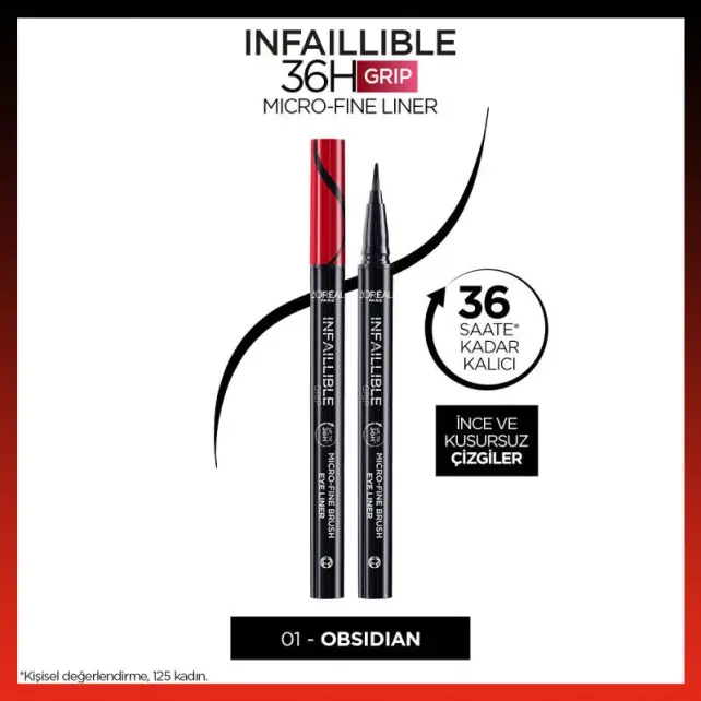 Loreal Paris Infaillible Grip - Kalem Eyeliner No:01 - 2