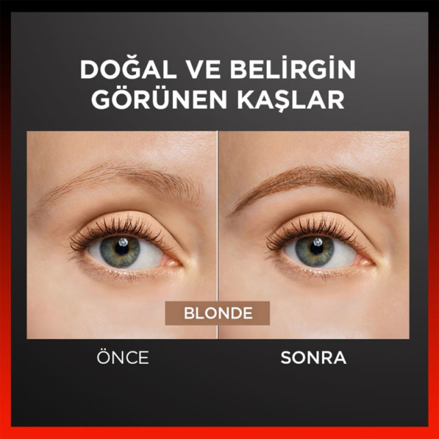 Loreal Paris Infallible Faux Brow - Ultra İnce Kaş Kalemi Blonde 1ml - 4