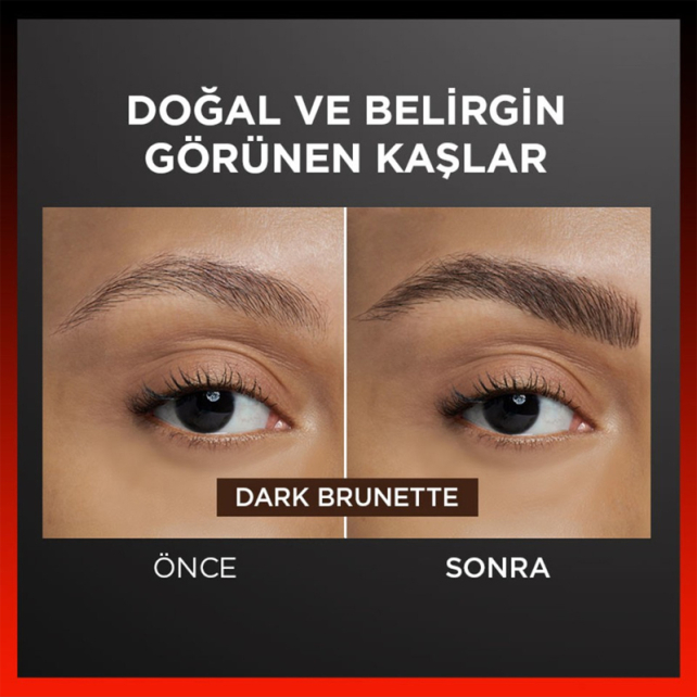 Loreal Paris Infallible Faux Brow - Ultra İnce Kaş Kalemi Dark Brunette 1ml - 3