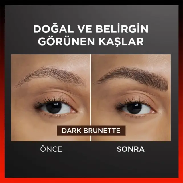 Loreal Paris Infallible Faux Brow - Ultra İnce Kaş Kalemi Dark Brunette 1ml - 3