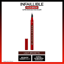 Loreal Paris Infallible Faux Brow - Ultra İnce Kaş Kalemi Light Brunette 1ml - 2
