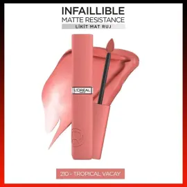Loreal Paris Infallible La Matte Resistance - Likit Mat Ruj No: 210 Tropical Vacay - 2