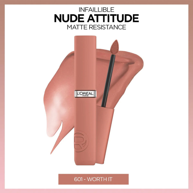 Loreal Paris Infallible La Matte Resistance - Likit Mat Ruj No: 601 Worth It - 2