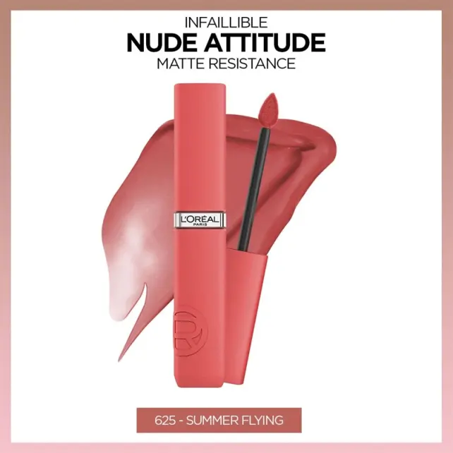 Loreal Paris Infallible La Matte Resistance - Likit Mat Ruj No: 625 Summer Flying - 2