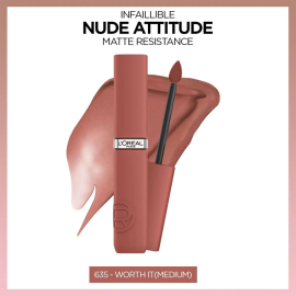 Loreal Paris Infallible La Matte Resistance - Likit Mat Ruj No: 635 Worth It Medium - 2