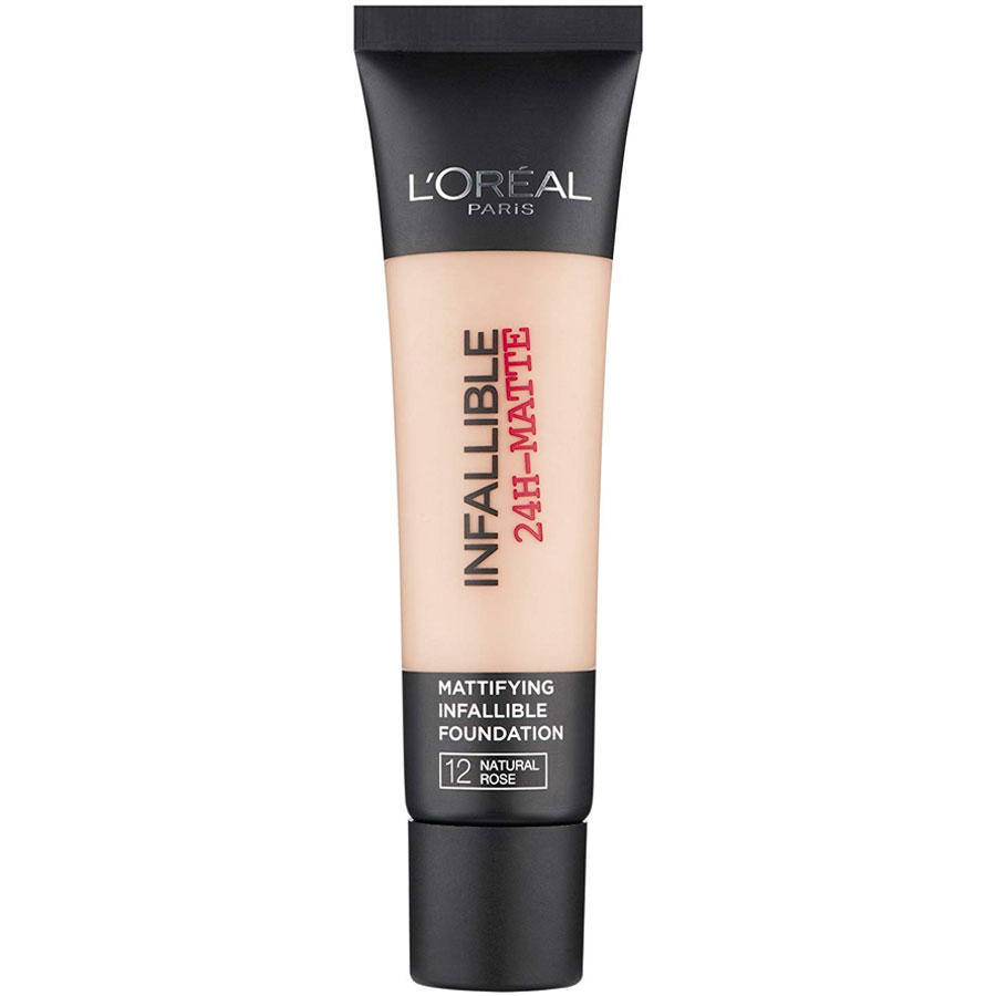 Loreal Paris Infallible Matte Long Wear Foundation - Mat Fondöten No: 12 Naturel Rose Loreal Paris Infallible Matte Long Wear Foundation - Mat Fondöten No: 12 Naturel Rose