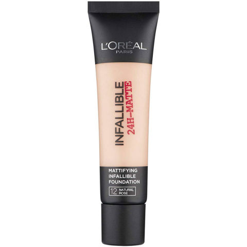 Loreal Paris Infallible Matte Long Wear Foundation - Mat Fondöten No: 12 Naturel Rose Loreal Paris Infallible Matte Long Wear Foundation - Mat Fondöten No: 12 Naturel Rose