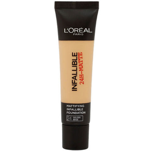 Loreal Paris Infallible Matte Long Wear Foundation - Mat Fondöten No: 24 Beige Dore Go Loreal Paris Infallible Matte Long Wear Foundation - Mat Fondöten No: 24 Beige Dore Go
