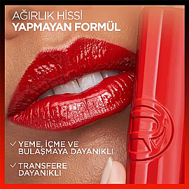 Loreal Paris Laque Resistance - Likit Parlak Ruj No: 215 Drunk In Rose - 6
