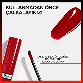 Loreal Paris Laque Resistance - Likit Parlak Ruj No: 520 Berry Bordeaux - 3