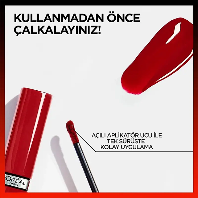 Loreal Paris Laque Resistance - Likit Parlak Ruj No: 520 Berry Bordeaux - 3