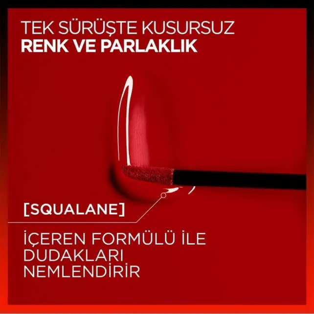 Loreal Paris Laque Resistance - Likit Parlak Ruj No: 550 Noir Cherry - 4