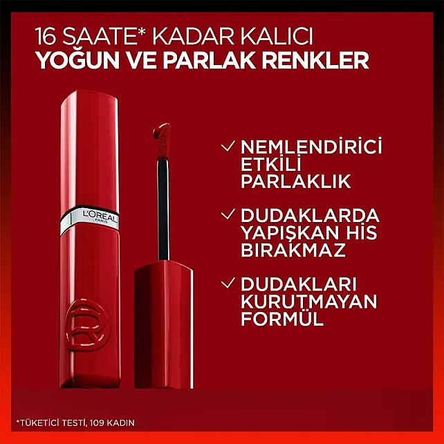Loreal Paris Laque Resistance - Likit Parlak Ruj No: 600 Le Nu Rose - 6