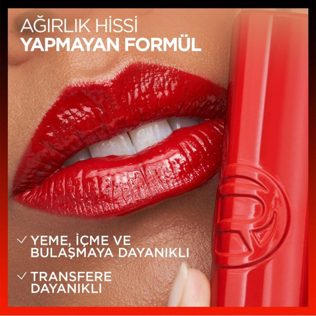 Loreal Paris Laque Resistance - Likit Parlak Ruj No: 601 Worth It - 6