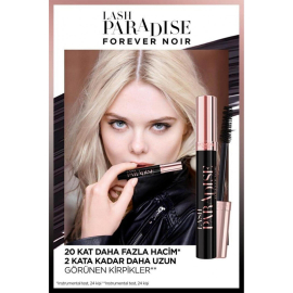 Loreal Paris Lash Paradise Forever Noir - Hacim ve Uzunluk Kazandıran Maskara - Siyah - 3